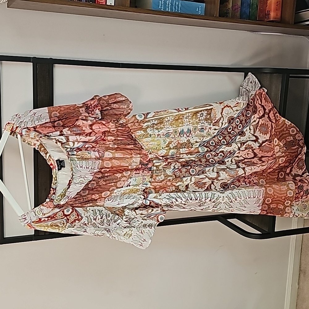 City Chic Flowy Off Shoulder Dress